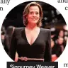  ??  ?? Sigourney Weaver