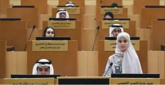  ?? ?? The Emirati Children’s Parliament is ↑ a pioneering national initiative that supports mothers, children and families around the UAE.