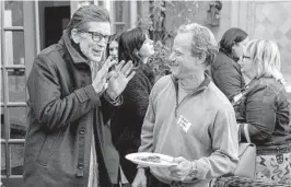  ?? Allen J. Schaben Los Angeles Times ?? Steven Banks, left, with Stuart Gibbs, who was the host of the gathering.