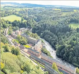  ?? ?? New Lanark is a great family day out and educationa­l too