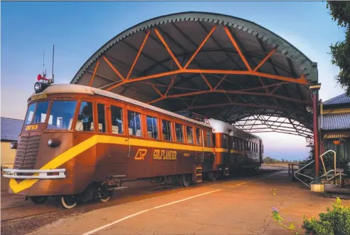  ??  ?? RIGHT TRACK: The kiosk at the heritage-listed Normanton Railway Station is open to tender for the first time in its long history.