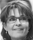  ??  ?? Sarah Palin