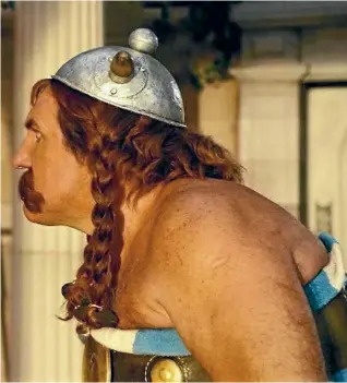  ??  ?? Gerard Depardieu, right, and Clovis Cornillac starred in 2008’s Asterix at the Olympic Games.