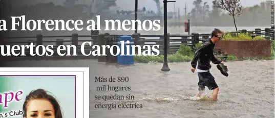  ??  ?? Se eMPIeZan a presentar inundacion­es