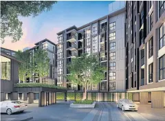  ??  ?? The Base, a Sansiri condo developmen­t in Khon Kaen, was cancelled due to weak sales.