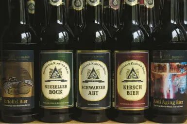  ?? PATRICK JUNKER/THE NEW YORK TIMES ?? The Klosterbra­uerei Neuzelle Brewery, in Neuzelle, Germany, bottles 80% of the beer it produces.