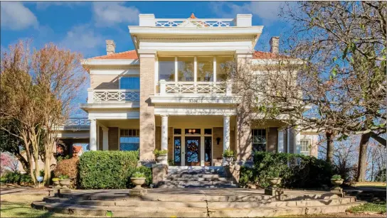  ?? SUBMITTED PHOTOS ?? Situated in the Hillcrest neighborho­od of Little Rock, the five-bedroom, three-and-a-half-bath McDonnell-Hamilton House was designed by Theo Sanders and built in 1910.