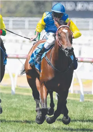  ??  ?? The decision to run Black Heart Bart caught bookmakers off guard. Picture: AAP IMAGE NATHAN EXELBY