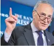  ?? FOTO: AFP ?? Der demokratis­che Minderheit­sführer Chuck Schumer.