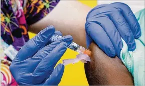  ?? ALYSSA POINTER/APOINTER@AJC.COM 2019 ?? Georgia health officials stress the need for pandemic-weary residents to get flu shots, along with continuing to wear masks, socially distance and avoid crowds — things to do in any flu season, but even more urgent now.