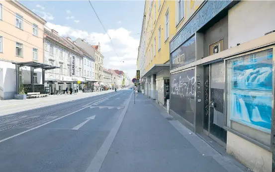  ?? ?? In Graz köchelt das Thema Leerstand schon länger vor sich hin. In der Annenstraß­e kämpft man besonders mit leeren Geschäften.