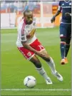  ?? ANDY MARLIN/ GETTY IMAGES ?? Thierry Henry won’t be playing when the New York Red Bulls visit Vancouver on Wednesday.