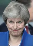  ??  ?? British PM Theresa May at the Nato summit yesterday
