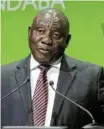  ?? /ESA ALEXANDER ?? Cyril Ramaphosa