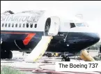  ??  ?? The Boeing 737