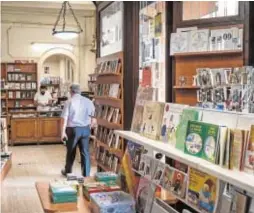  ?? // ADRIÁN QUIROGA ?? La librería Balmes de Barcelona, esta semana