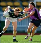  ?? ?? DUBS: Lauren Magee (l) and Sinéad Aherne