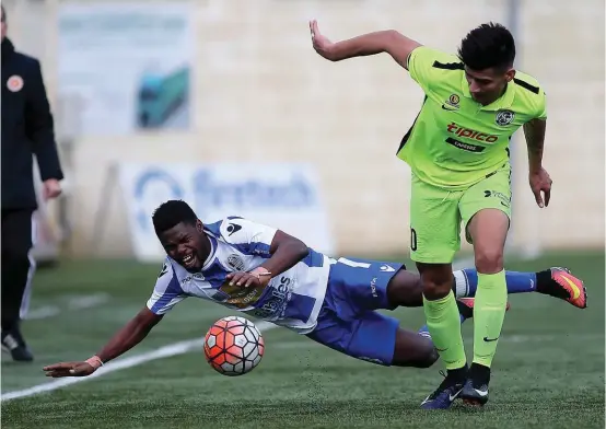  ??  ?? ■ Mosta fought back from their haphazard opening and grabbed a deserved equaliser in the first half, showing impressive character in the second and carved out enough chances that could have also won them the game against St Andrews yesterday.
The last...