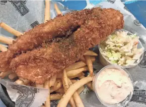  ?? MILWAUKEE JOURNAL SENTINEL ?? A meaty walleye fillet is one of the options for the daily fish fry at St. Paul Fish Co., with locations in Mequon and Milwaukee. On Fridays, the walleye is a discounted special.