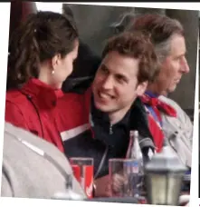  ??  ?? 2005
Suddenly the speculatio­n over Kate Middleton is ended as William confirms he is in a serious romance with the middle-class girl he met at St Andrews University. Is it love? It certainly is.