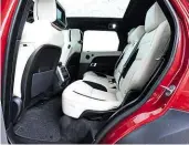  ??  ?? Large boot has an impact on space in back seats