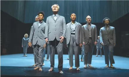  ?? ( David Lee/ HBO/ TNS) ?? A SCENE FROM David Byrne’s ‘ American Utopia.’