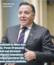  ??  ?? FRANÇOIS LEGAULT