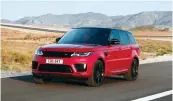  ??  ?? The new Range Rover Sport