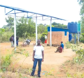  ??  ?? As crops dry, Malawi turns to solar irrigation