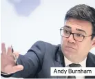  ??  ?? Andy Burnham