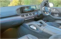  ??  ?? It’s a lovely interior, but those wanting to use Android Auto with the MBUX infotainme­nt system might be forced to prod at the touchscree­n instead of using the other controls.