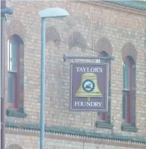  ??  ?? Taylor’s Bell Foundry in Loughborou­gh.