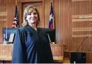  ??  ?? Judge Nicole Garza, who will preside over family law cases, was an intern at the courthouse in the 1990s.