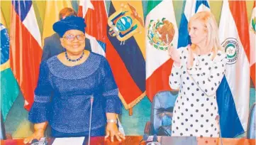  ?? ?? Objetivo. Okonjo-iweala hizo un llamado a no dejar de lado la globalizac­ión.