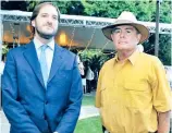  ??  ?? Rodrigo Campos y el embajador Fernando Barrera Robinson.