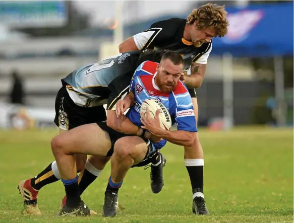  ?? Photo: Kevin Farmer ?? KEY RECRUIT: Mitch Koina has made a big impression since joing Wattles this year, and earned Toowoomba Clydesdale­s selection.