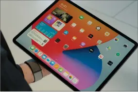  ??  ?? The next version of iPadOS could include a redesigned home screen.