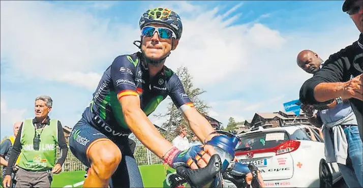  ??  ?? Alejandro Valverde volverá a ser el sábado uno de los grandes favoritos para hacerse con la victoria en la Clásica San Sebastián, prueba que ya ha ganado en dos ocasiones