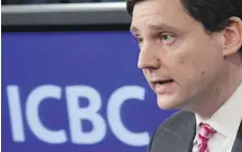  ??  ?? Attorney General David Eby: “This financial situation reflects the mounting pressure ICBC is under.”