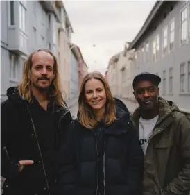  ?? BILD: DAVID AHNSTEDT ?? Simon Ljungman, Jennifer Götvall och David Levinsson.