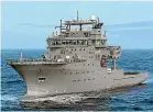  ??  ?? New Zealand’s navy will be getting a new specialist vessel.