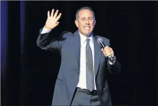  ?? AP PHOTO ?? This Nov. 1, 2016, file photo, shows Jerry Seinfeld performing at Stand Up For Heroes in New York.