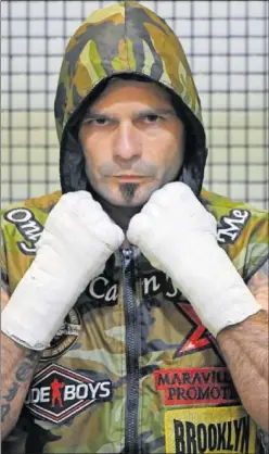  ?? ?? El boxeador ilicitano Kiko Martínez, preparado para la eliminator­ia.