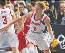  ?? PHOTO CREDIT: FIBA ?? Catherine Traer hopes to compete for Canada in women’s 3-on-3 basketball at the 2020 Summer Olympics in Tokyo.