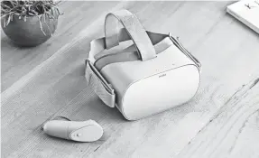  ?? CLAYTON COTTERELL/OCULUS GO ?? To use the Oculus Go headset and controller, you’ll need access to Wi-Fi, as well as a smartphone to set up the app. But that’s it.