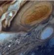  ?? NASA ?? An image taken by the Voyager 1 probe showing Jupiter’s Great Red Spot. The spacecraft is now 21 billion miles from Earth.