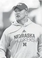  ?? BRUCE THORSON/ USA TODAY SPORTS ?? Nebraska’s Scott Frost says, “I think if you want to play, then you find ways to play.”