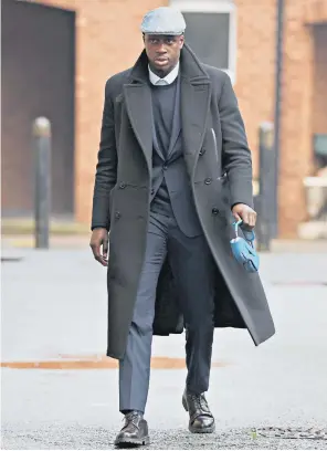  ?? ?? Benjamin Mendy, outside Chester Crown Court, right, faces a new trial. His solicitor said he ‘looks forward to clearing his name’