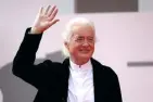  ?? Marc Piasecki, Getty Images ?? Jimmy Page, appearing in Venice, Italy, says he appreciate­s the focus of a new documentar­y on Led Zeppelin’s music.