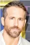  ??  ?? Ryan Reynolds